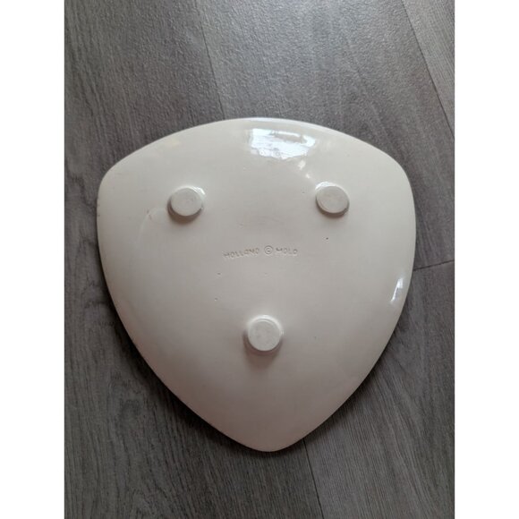 Vintage Holland Mold Ceramic Duck Footed Plate - Picture 3 of 6